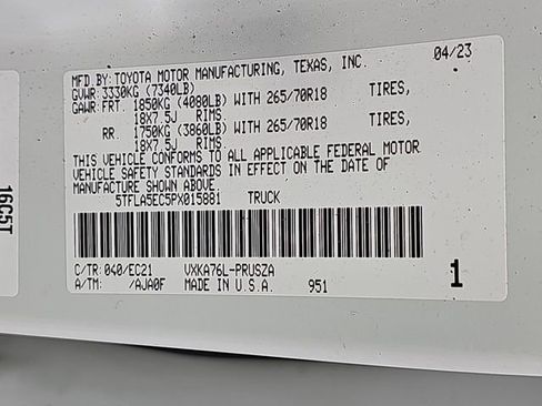 Used 2023 Toyota Tundra SR5 w/ SR5 Premium Package AWD/4WD image 40