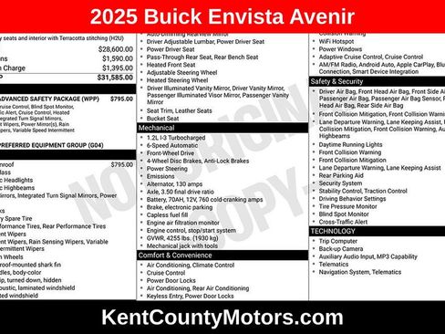 Used 2025 Buick Envista Avenir FWD image 1