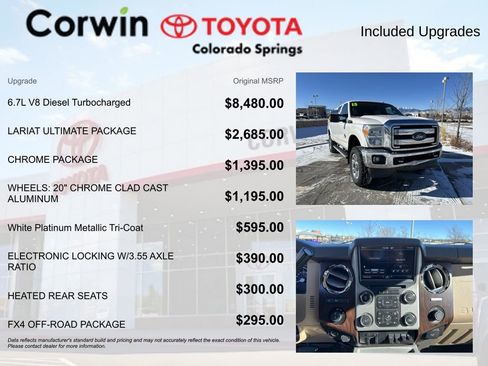 Used 2015 Ford F250 Lariat w/ Lariat Ultimate Package image 4