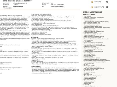 Used 2019 Chevrolet Silverado 1500 RST w/ All-Star Edition AWD/4WD image 5