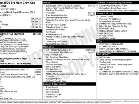 New 2025 RAM 2500 Big Horn AWD/4WD image 38