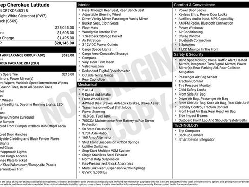 Used 2019 Jeep Cherokee Latitude w/ Popular Appearance Group image 35