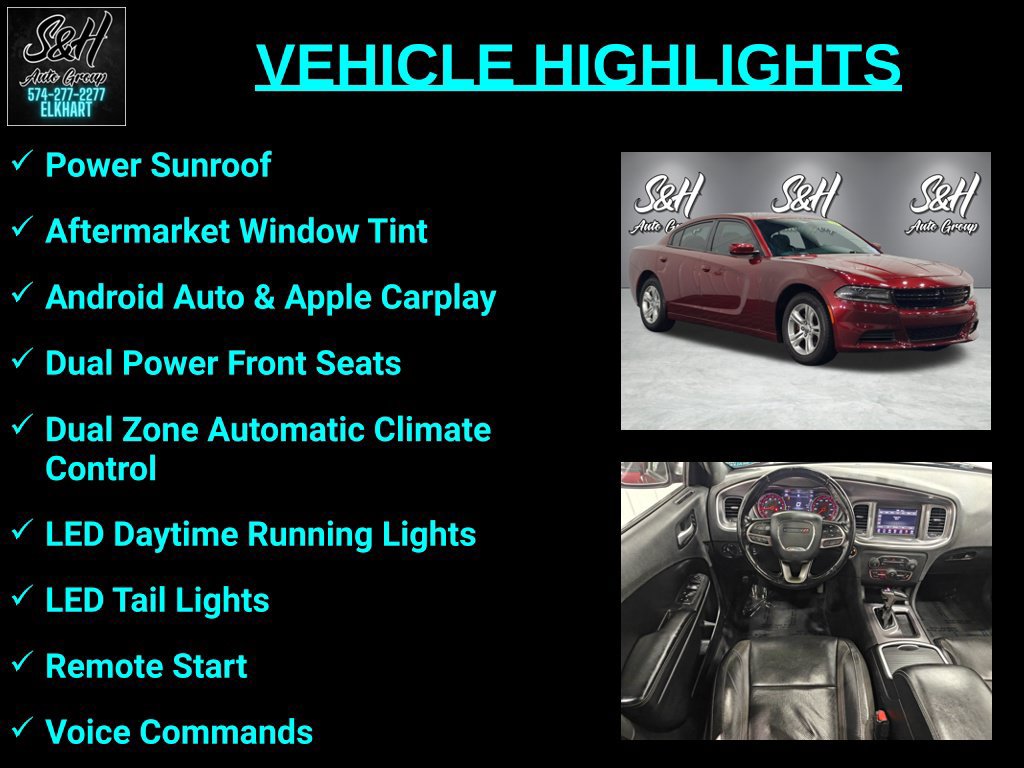 Used 2021 Dodge Charger SXT w/ Leather Interior Group RWD image 3