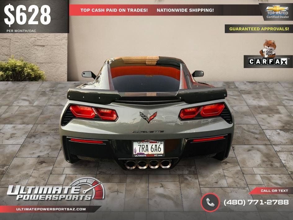 Used 2016 Chevrolet Corvette Stingray Coupe w/ Carbon Flash Badge Package RWD image 17