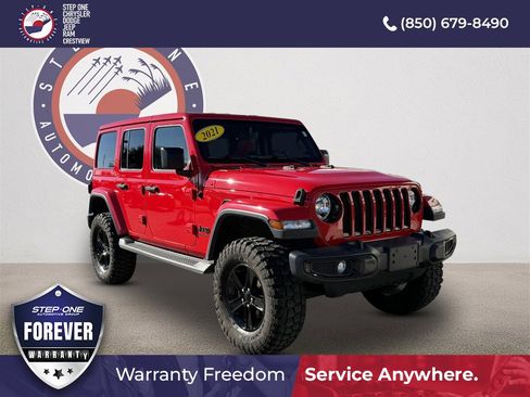 Used 2021 Jeep Wrangler Unlimited Sahara image 1