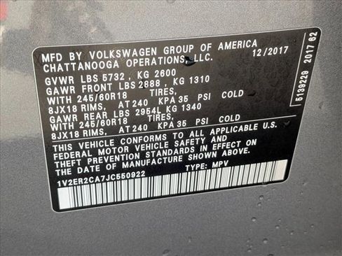 Used 2018 Volkswagen Atlas SEL image 23