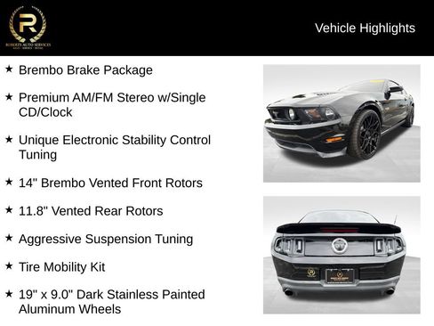 Used 2012 Ford Mustang GT w/ Brembo Brake Pkg RWD image 9