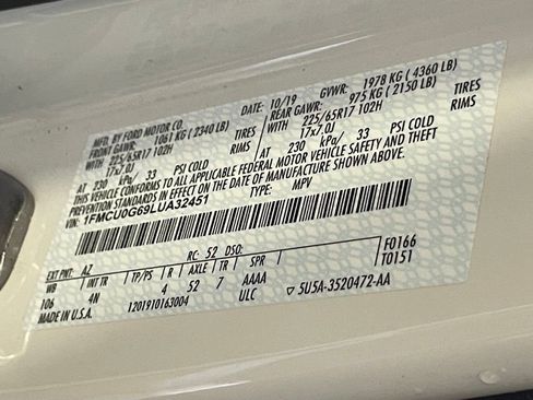 Used 2020 Ford Escape SE FWD image 34