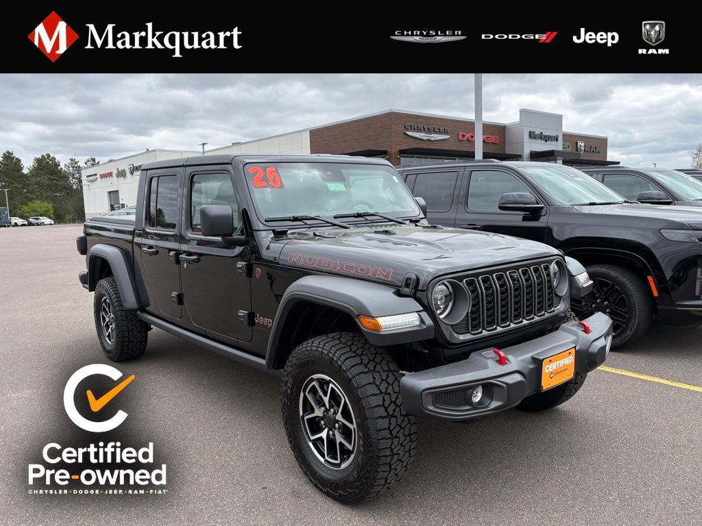 Certified 2025 Jeep Gladiator Rubicon w/ Convenience Group AWD/4WD image 1