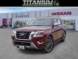 Certified 2023 Nissan Armada Platinum w/ Captain's Chairs Package 360° Tour