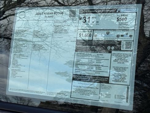 New 2026 Nissan Rogue SV w/ Cold Weather Package image 6