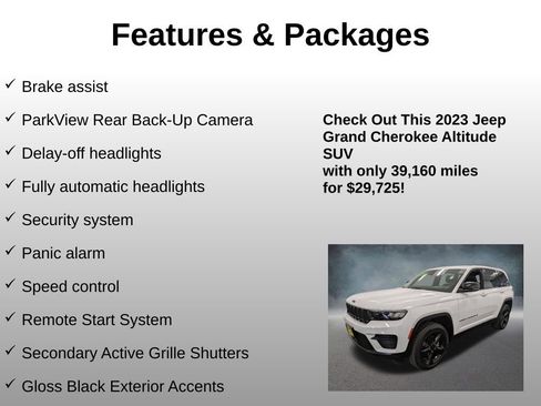 Used 2023 Jeep Grand Cherokee Altitude image 21