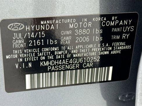 Used 2016 Hyundai Elantra Value Edition FWD image 33