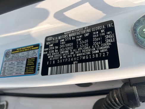 Used 2021 Kia Telluride EX w/ EX Premium Package FWD image 18