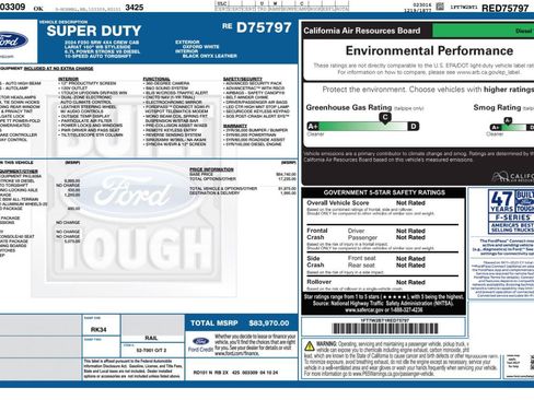 Used 2024 Ford F250 Lariat w/ Lariat Ultimate Package AWD/4WD image 4
