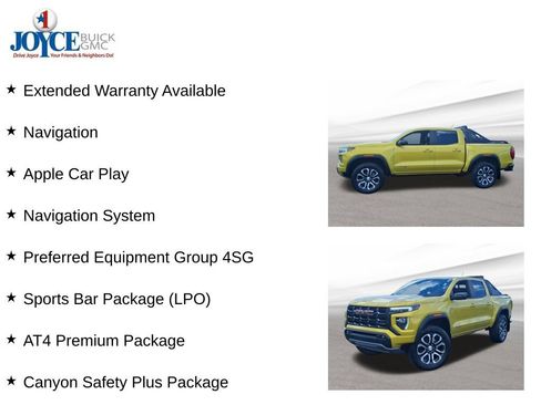 Certified 2023 GMC Canyon AT4 w/ LPO, Sports Bar Package AWD/4WD image 10
