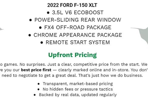 Used 2022 Ford F150 XLT w/ Equipment Group 302A High image 2