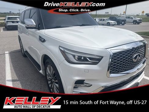 Used 2021 INFINITI QX80 Sensory w/ Cargo Package AWD/4WD image 1