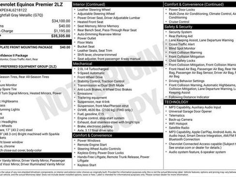 Used 2020 Chevrolet Equinox Premier FWD image 2