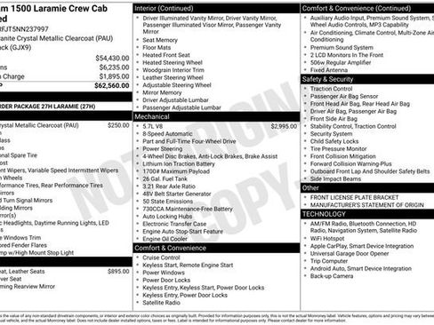 Used 2022 RAM 1500 Laramie AWD/4WD image 34