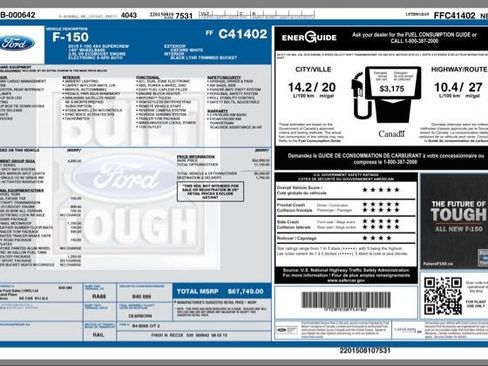 Used 2015 Ford F150 Lariat w/ Equipment Group 502A Luxury image 35