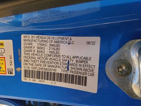 Used 2022 Honda Civic Sport image 34