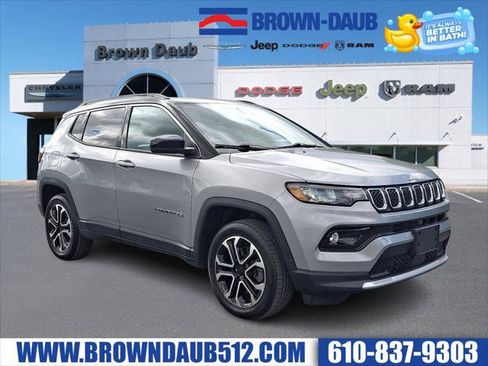 Certified 2023 Jeep Compass Limited w/ Sun and Sound Group AWD/4WD image 1