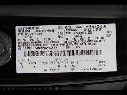 Certified 2023 Ford Escape ST-Line w/ Tech Pack #1 FWD image 23