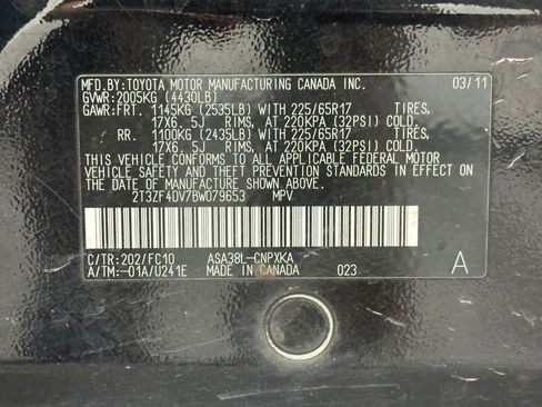 Used 2011 Toyota RAV4 2WD w/ Base L4 Extra Value Pkg image 29