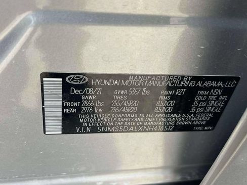 Used 2022 Hyundai Santa Fe Calligraphy AWD/4WD image 24