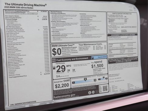 Used 2025 BMW 330i xDrive Sedan w/ Premium Package image 14