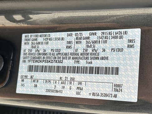Certified 2025 Ford F150 STX RWD image 34