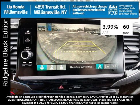 New 2026 Honda Ridgeline Black Edition image 20