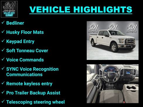 Used 2016 Ford F150 XLT w/ Trailer Tow Package AWD/4WD image 3
