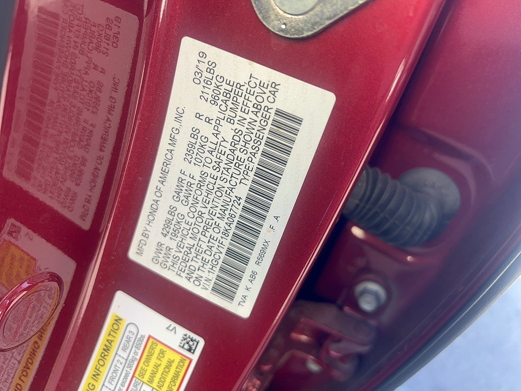 Used 2019 Honda Accord LX image 11