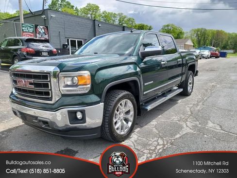 Used 2015 GMC Sierra 1500 SLT w/ SLT Crew Cab Value Package AWD/4WD image 1