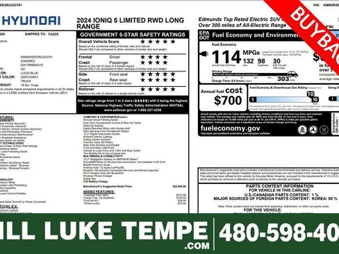 Used 2024 Hyundai Ioniq 5 Limited image 1