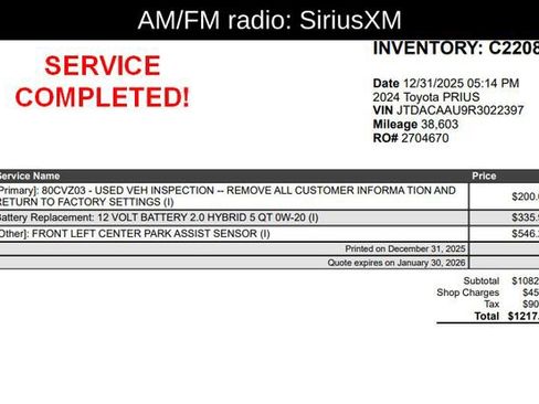 Used 2024 Toyota Prius LE image 8
