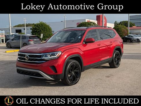 Certified 2022 Volkswagen Atlas SE w/ Panoramic Sunroof Package FWD image 1