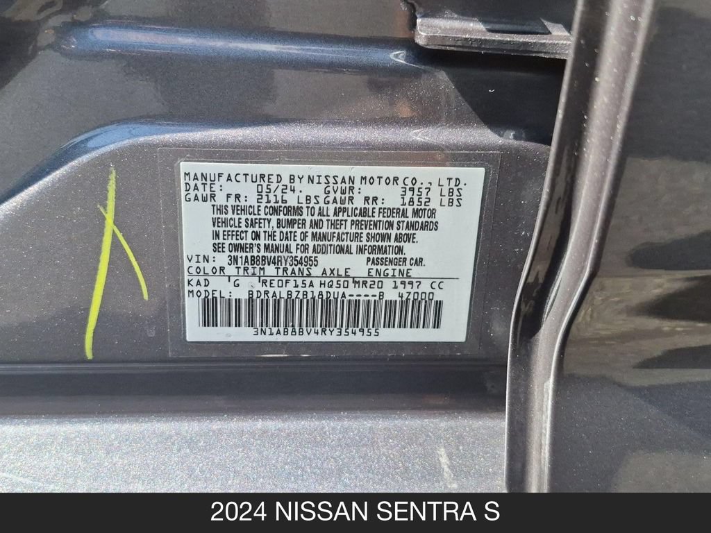 Used 2024 Nissan Sentra S FWD image 24
