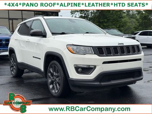 Used 2021 Jeep Compass Latitude w/ Sun and Sound Group AWD/4WD image 1