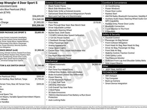 New 2025 Jeep Wrangler Sport S image 8