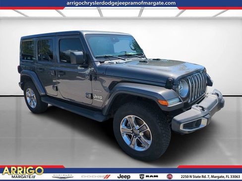 Used 2020 Jeep Wrangler Unlimited Sahara AWD/4WD image 1