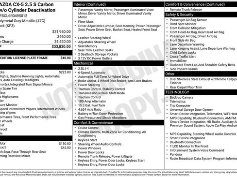 Used 2024 MAZDA CX-5 Carbon Edition AWD/4WD image 4