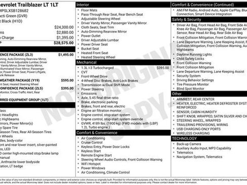 Used 2025 Chevrolet TrailBlazer LT w/ Convenience Package FWD image 19