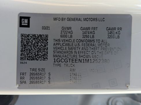 Certified 2021 Chevrolet Colorado ZR2 w/ Colorado ZR2 Bison Edition image 53