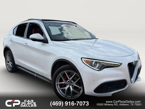 Used 2019 Alfa Romeo Stelvio Ti Sport w/ Quick Order Package 22S Sport AWD/4WD image 1