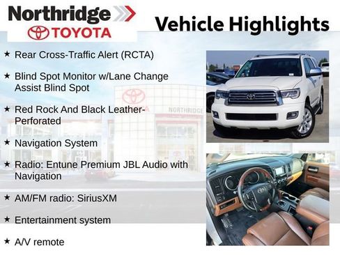 Used 2019 Toyota Sequoia Platinum w/ Carpet Mat Package (TMS) AWD/4WD image 2