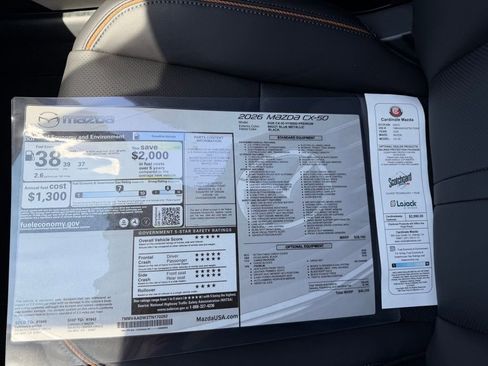New 2026 MAZDA CX-50 AWD 2.5 Hybrid w/ Cargo Package image 33