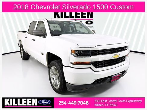 Used 2018 Chevrolet Silverado 1500 Custom w/ Texas Edition RWD image 1